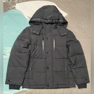 Diesel big boys winter jacket, size 10-12, black color